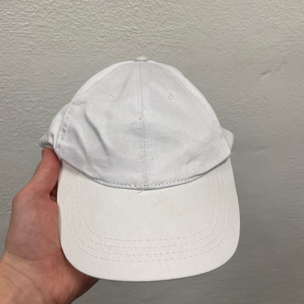 White baseball cap
